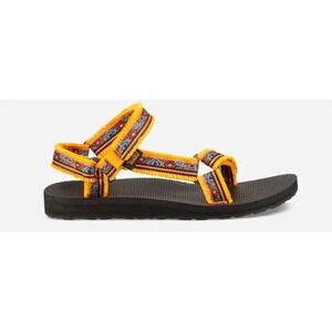 Teva Maressa Original Universal Sandal Yellow Geometric Pattern Womens 9 F16020D